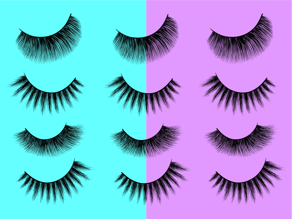 Eyelashes Tumblr Png Clipart (1000x750), Png Download