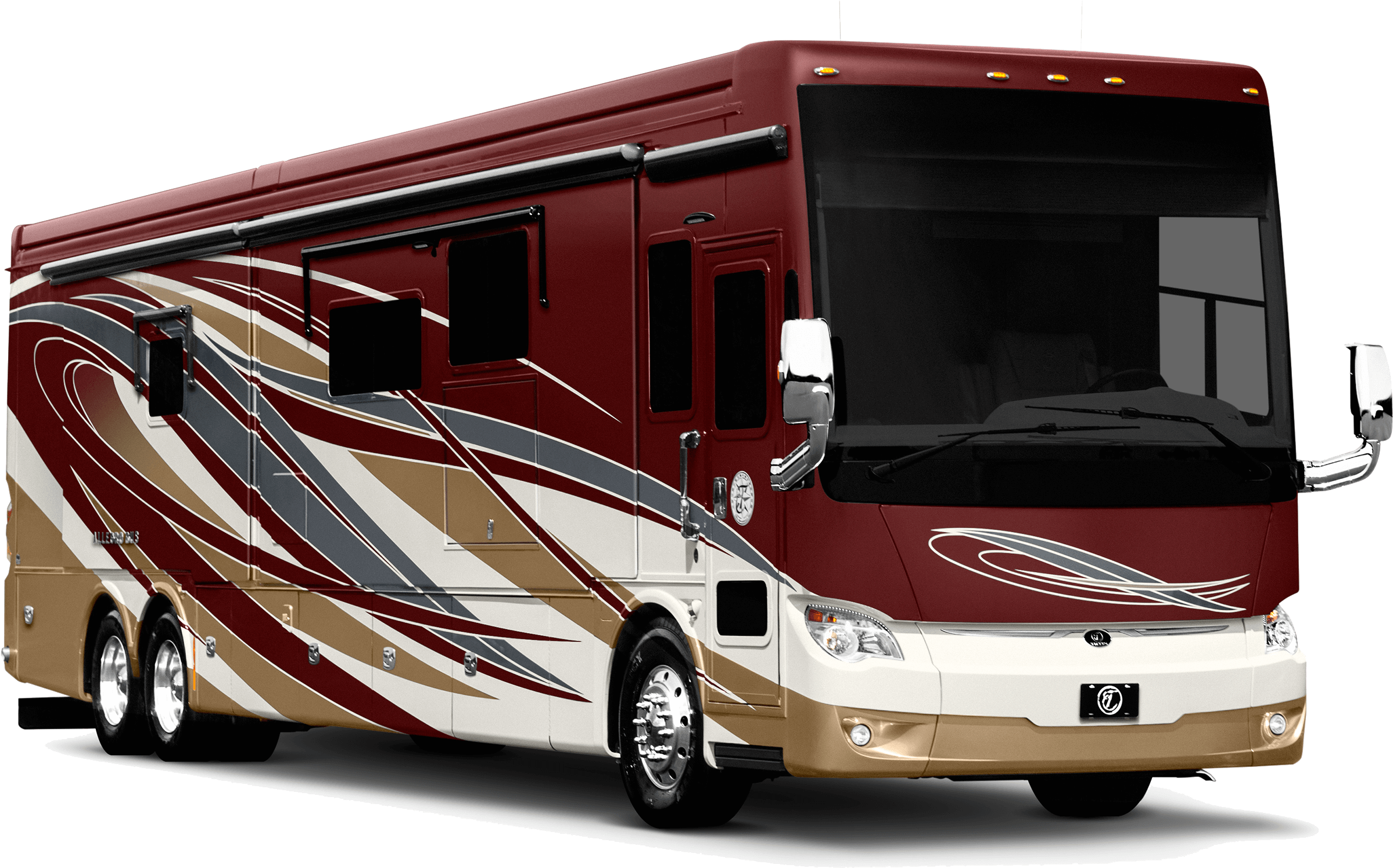 Tiffin Allegro Bus - Recreational Vehicle Clipart (2648x1570), Png Download