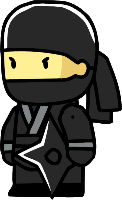 Ninja Png - Scribblenauts Ninja Clipart (497x812), Png Download