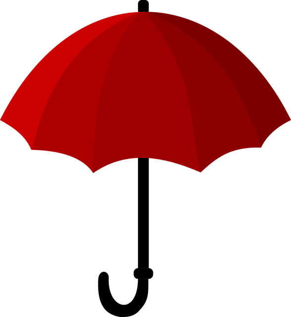 Umbrella Png Background Image - Transparent Background Red Umbrella Png Clipart (588x640), Png Download