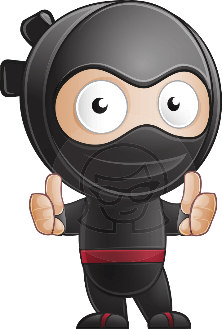 Ninja Best Png - Ninja Cartoon Characters Clipart (744x1060), Png Download