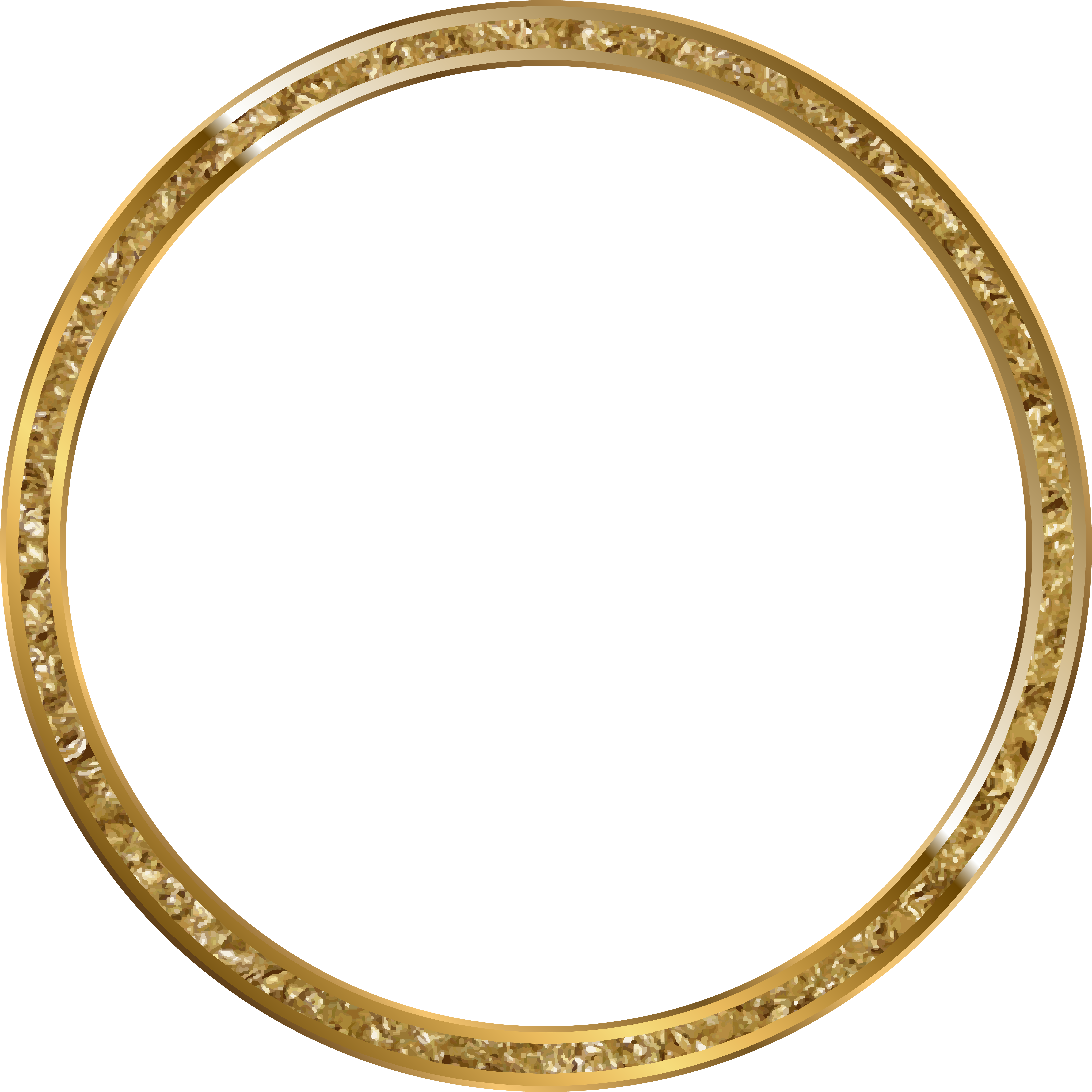 Gold Mirror Png , Png Download Clipart (7931x7930), Png Download