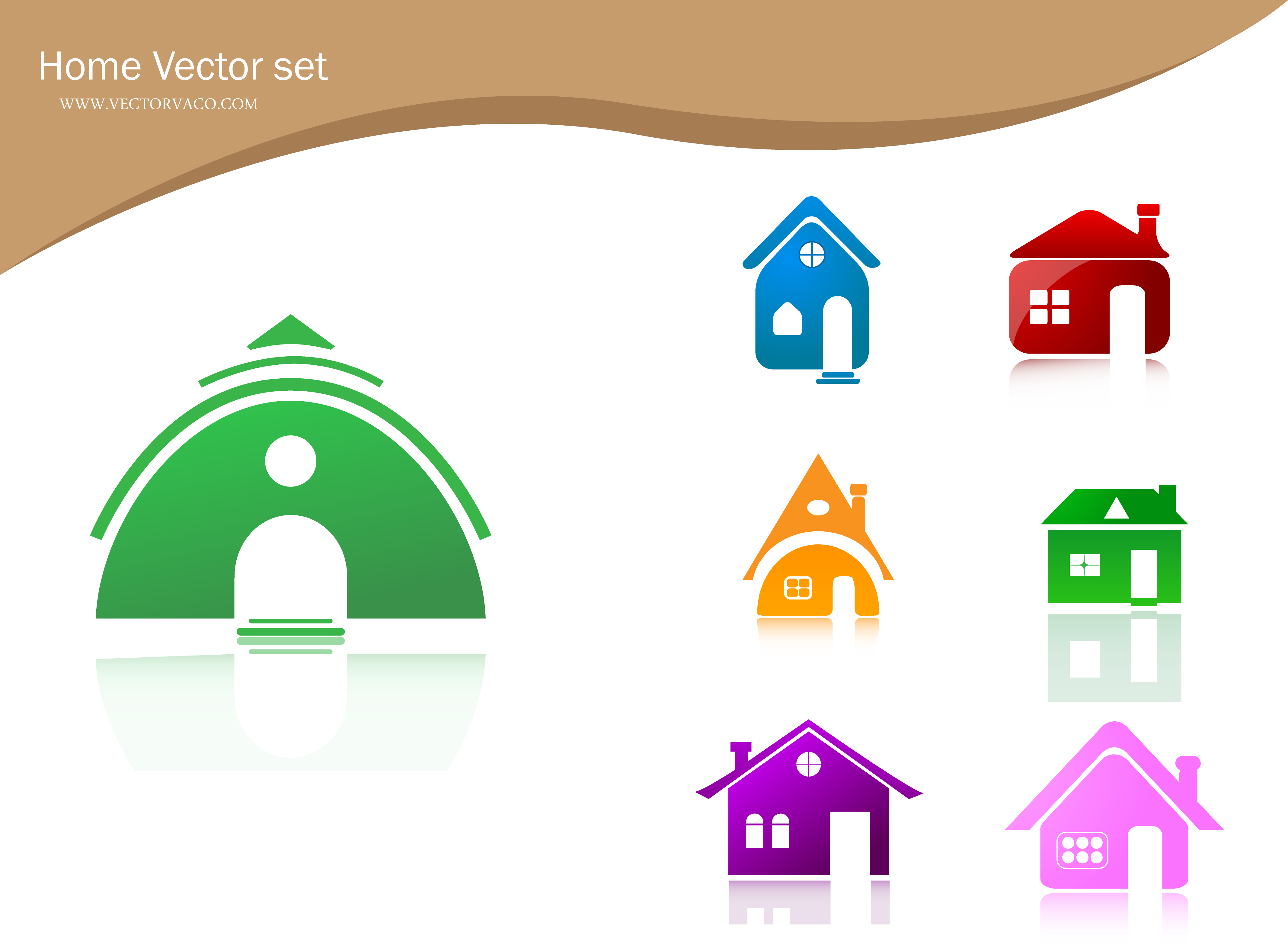 Free Vector Home Icons Free Vector - Design Home Vector Png Clipart (4267x3143), Png Download