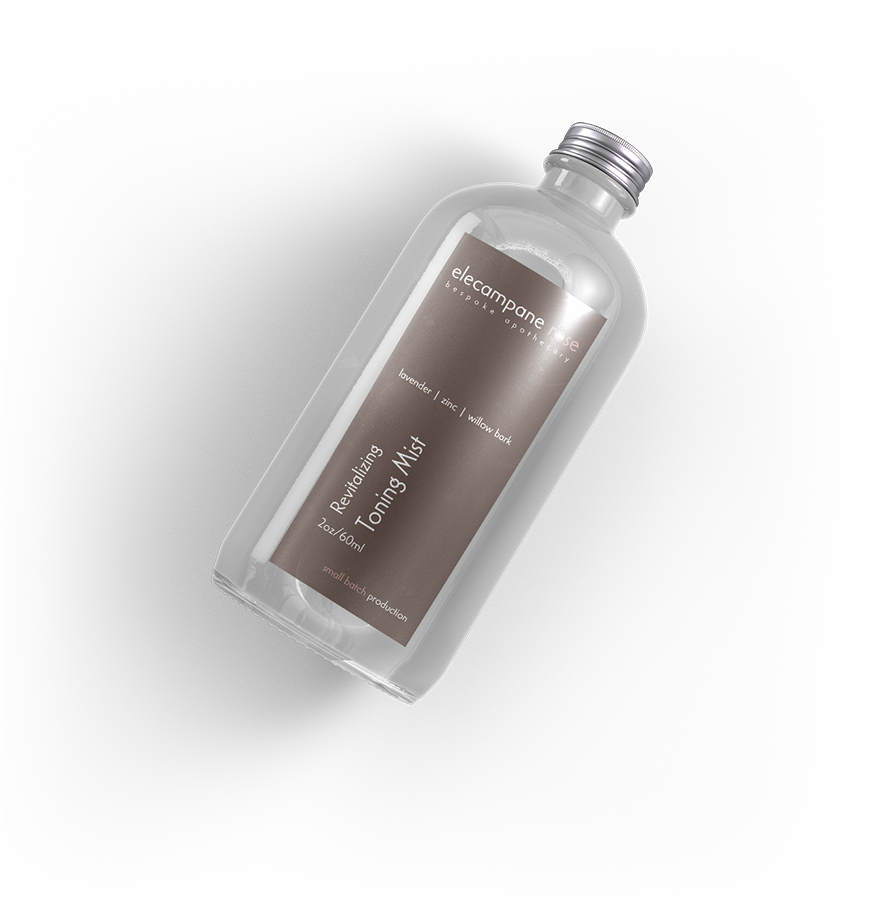 Revitalizing Toning Mist - Bottle Clipart (877x1085), Png Download