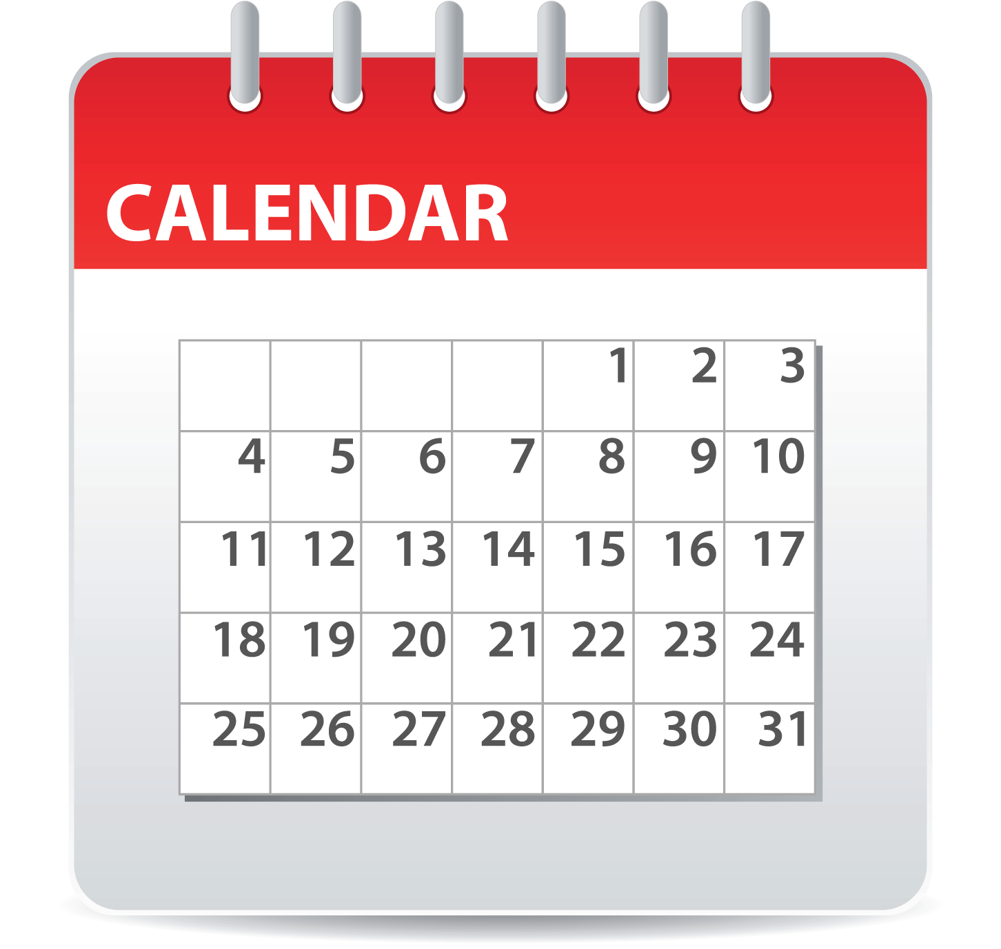 Calendar Download Free Png - Calendar Png Clipart (1584x1584), Png Download