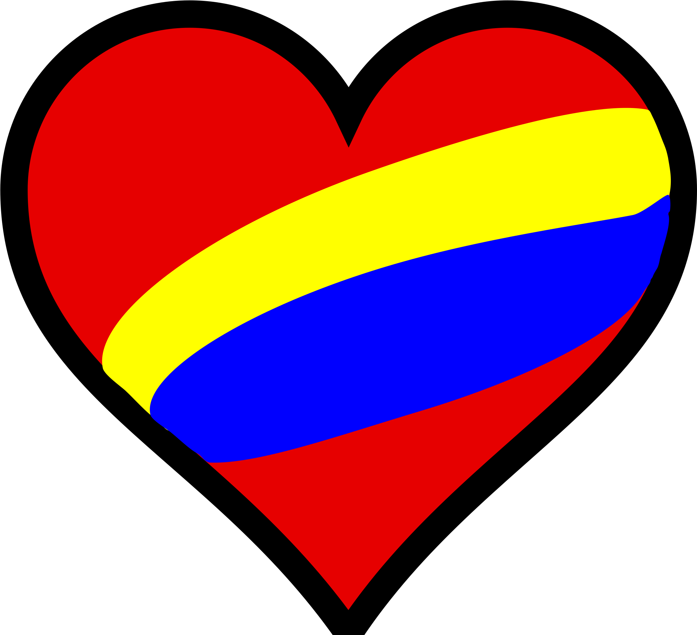 This Free Icons Png Design Of Colombia En El Corazon - Corazones De Colombia Clipart (2401x2187), Png Download