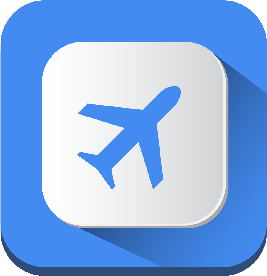 Air Icon Long Shadow Ios7 Iconset Pelfusion - Ios Travel Icon Clipart (1024x1024), Png Download