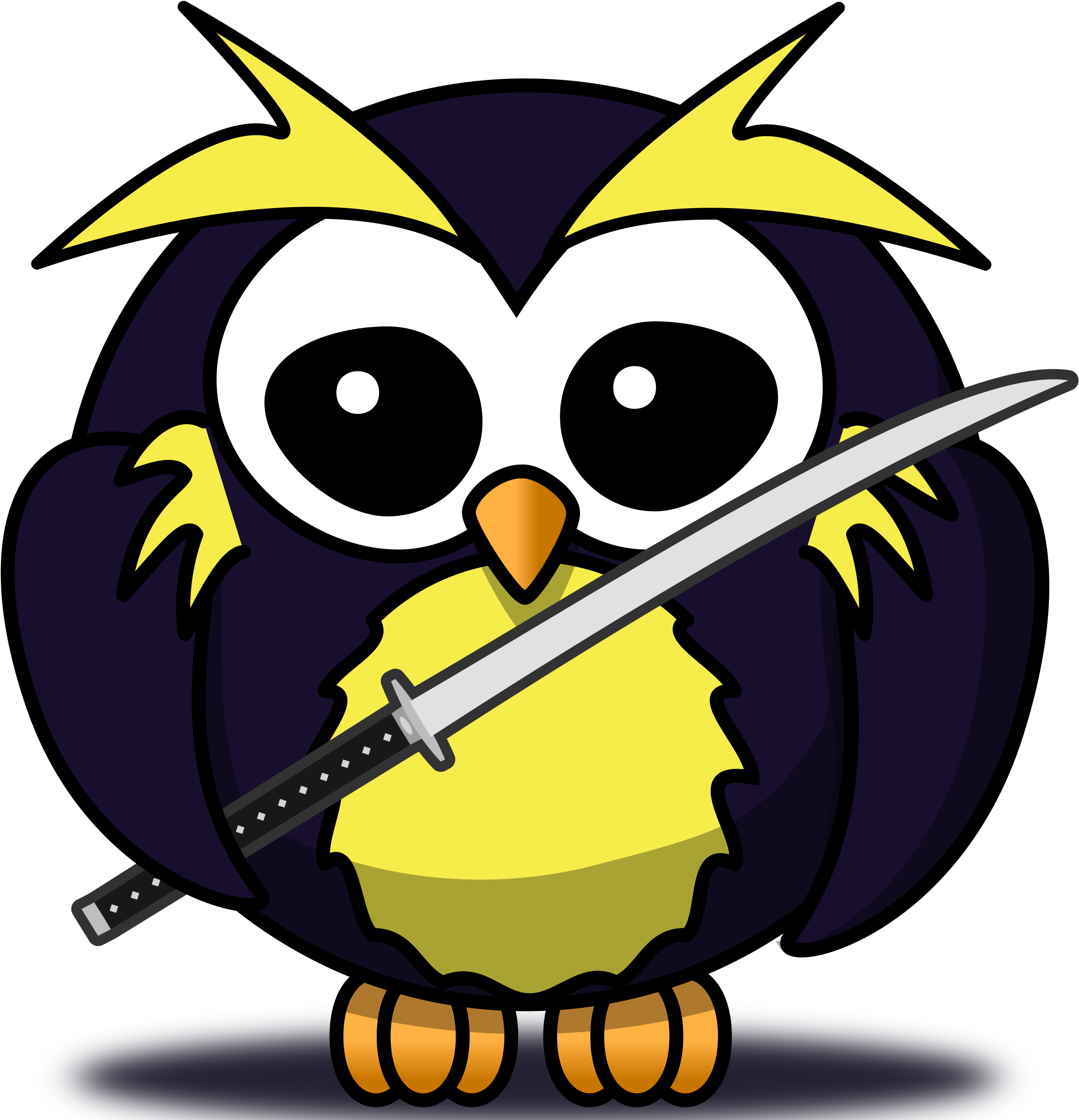 Big Image - Barn Owl Brownies Clipart (2400x2400), Png Download