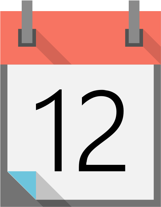Calendar Icon Cliparts - Calendar Clipart - Png Download (800x800), Png Download