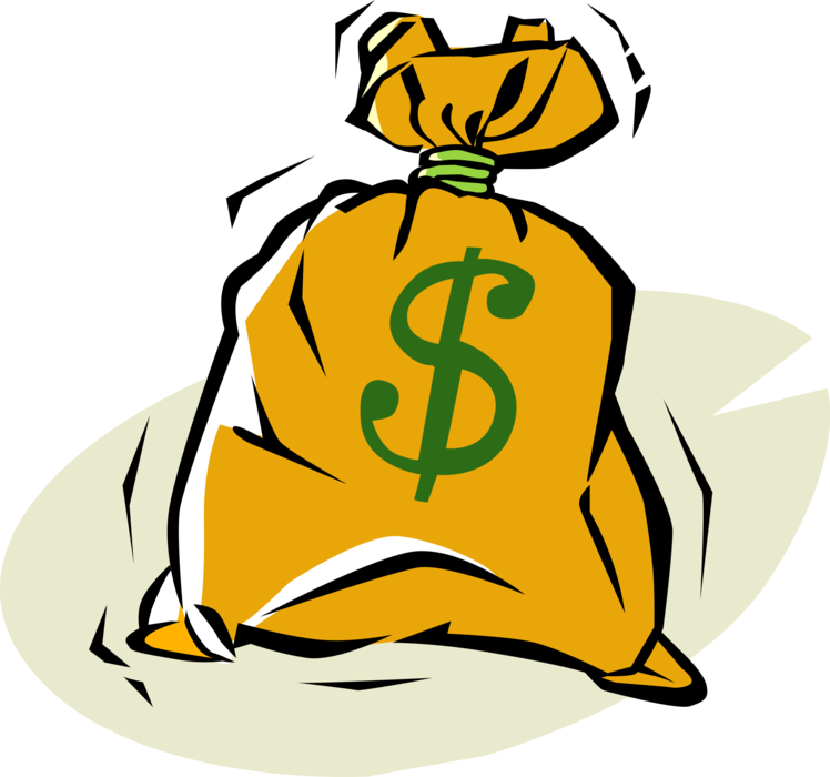 Moneybag Sack Of Money - Money Gif Clip Art - Png Download (748x700), Png Download