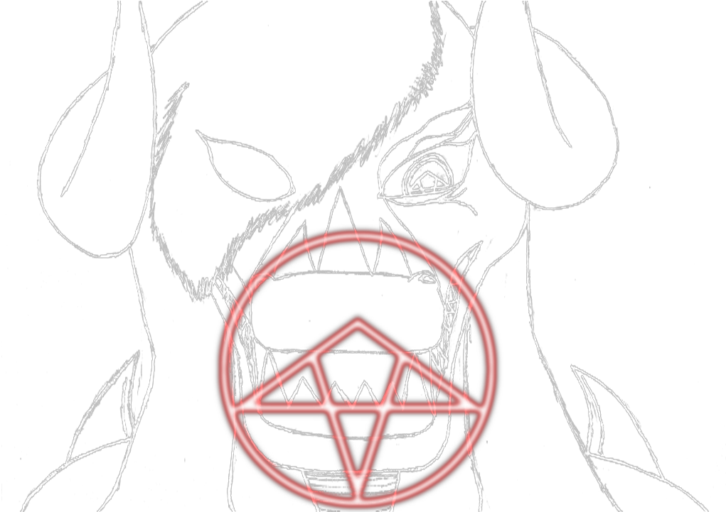 "the Last Broken Pentagram" - Sketch Clipart (1280x720), Png Download
