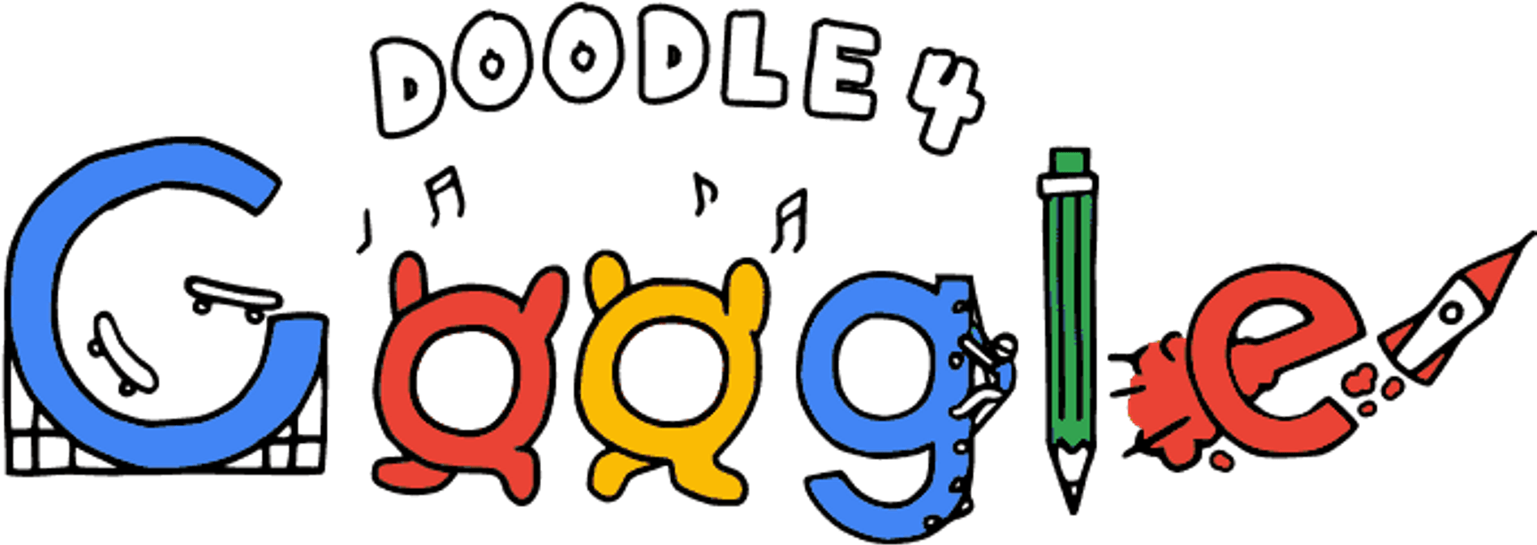 2015 Doodle 4 Google Contest Asks Students To Create - Doodle For Google 2018 Clipart (1903x630), Png Download