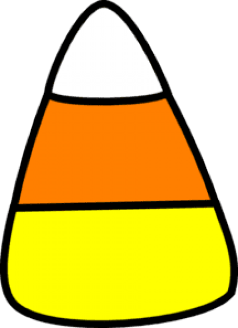 Candy Corn Png - Clipart Candy Corn Transparent Png (480x660), Png Download