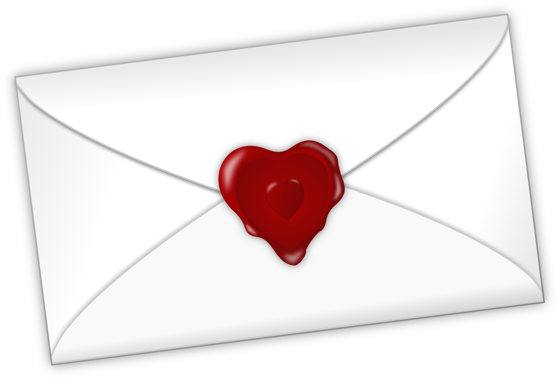 Carta Con Un Corazon , Png Download - Carta Con Un Corazon Clipart (2183x1480), Png Download