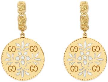 Gold Gucci Logo Png - Tanishq Earrings With Price Clipart (800x800), Png Download