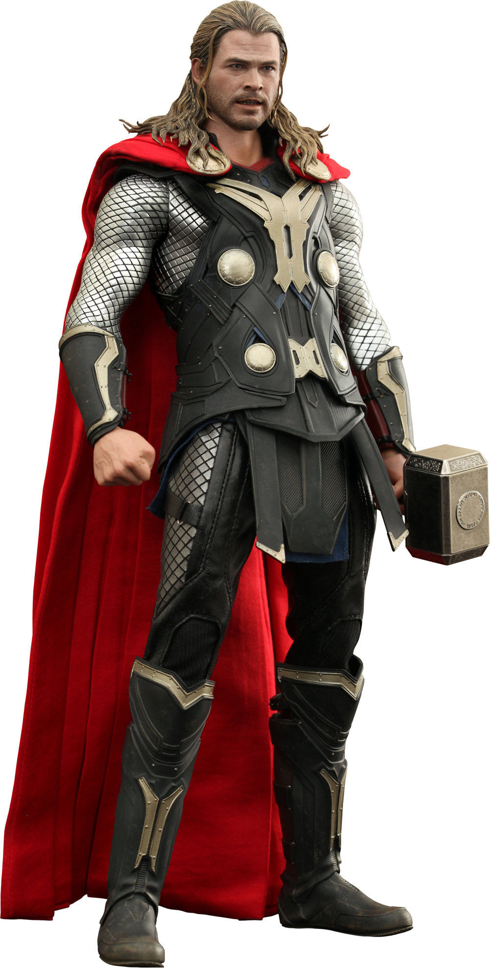 Thor Png Image - Hot Toys Thor The Dark World Clipart (1000x1975), Png Download