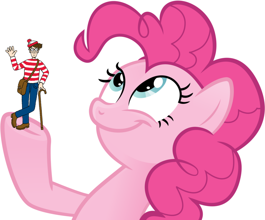 Pinkie Pie, Pony, Safe, Simple Background, Smiling, - Run The Gauntlet Meme Clipart (901x749), Png Download