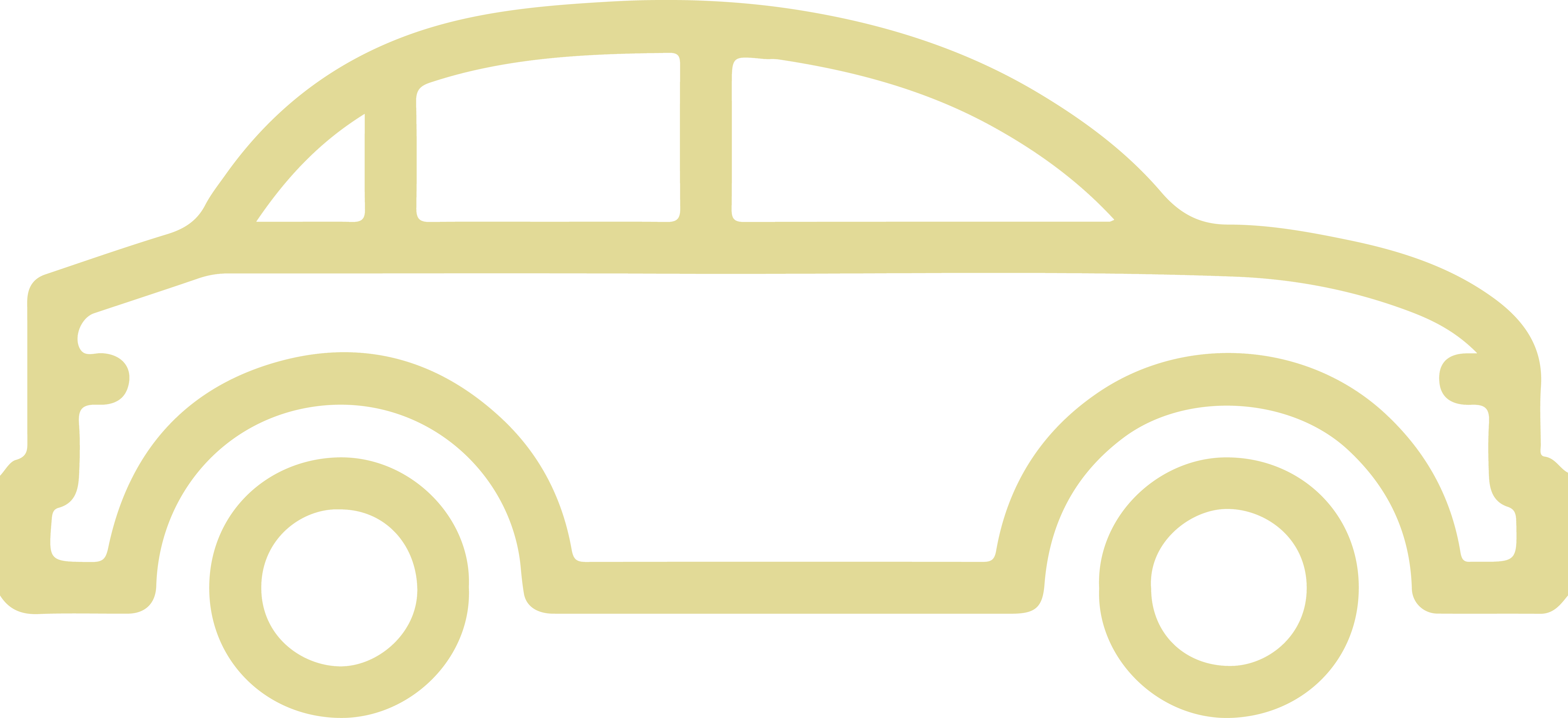 Car-icon - Vintage Car Clipart (6129x2806), Png Download