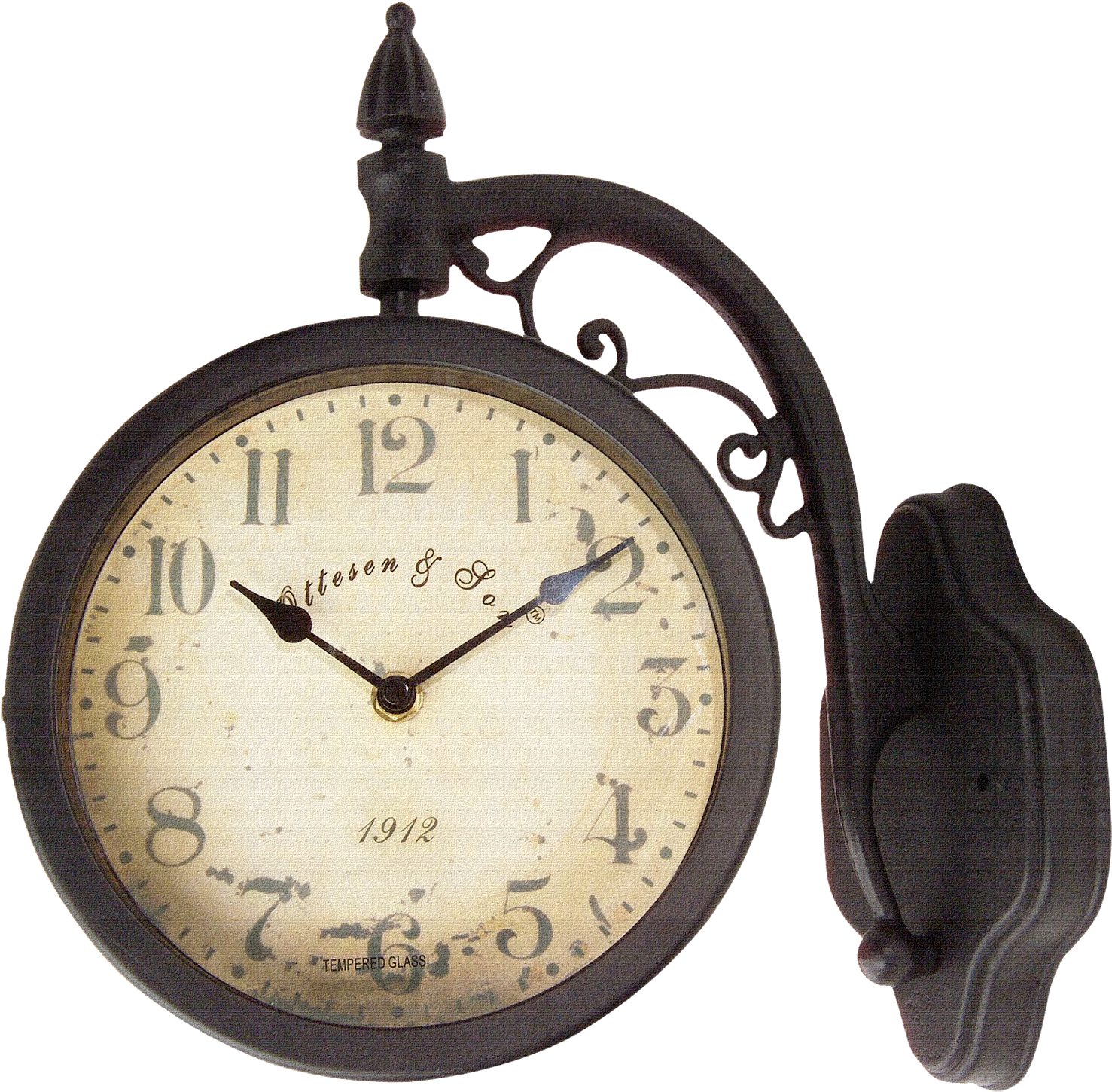 Clock - Sisters' Warehouse - Hanging Wall Clock Online Clipart (1550x1600), Png Download