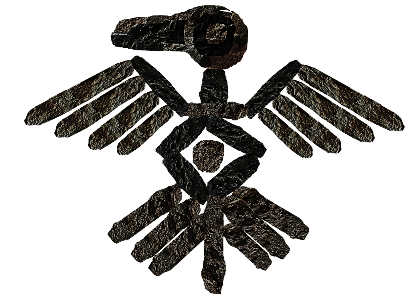 Figura Del Condor Del Gran Pajaten - Gran Pajaten Clipart (1447x1031), Png Download