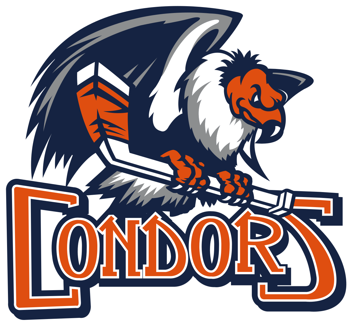 Bakersfield Condors - Bakersfield Condors Hockey Team Clipart (1200x1110), Png Download
