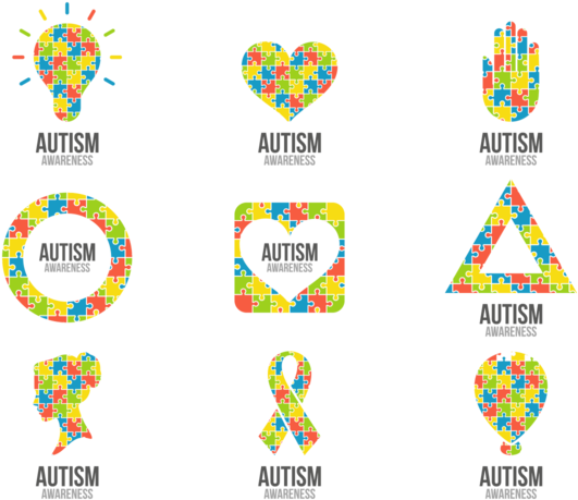 Colorful Puzzle Symbol Of Autism - Symbole De L Autisme Clipart (700x490), Png Download