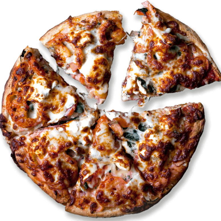 Authentic Italian Dishes - California-style Pizza Clipart (775x775), Png Download