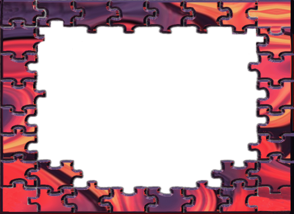 Puzzle Frame - Frame Puzzle Png Clipart (951x692), Png Download