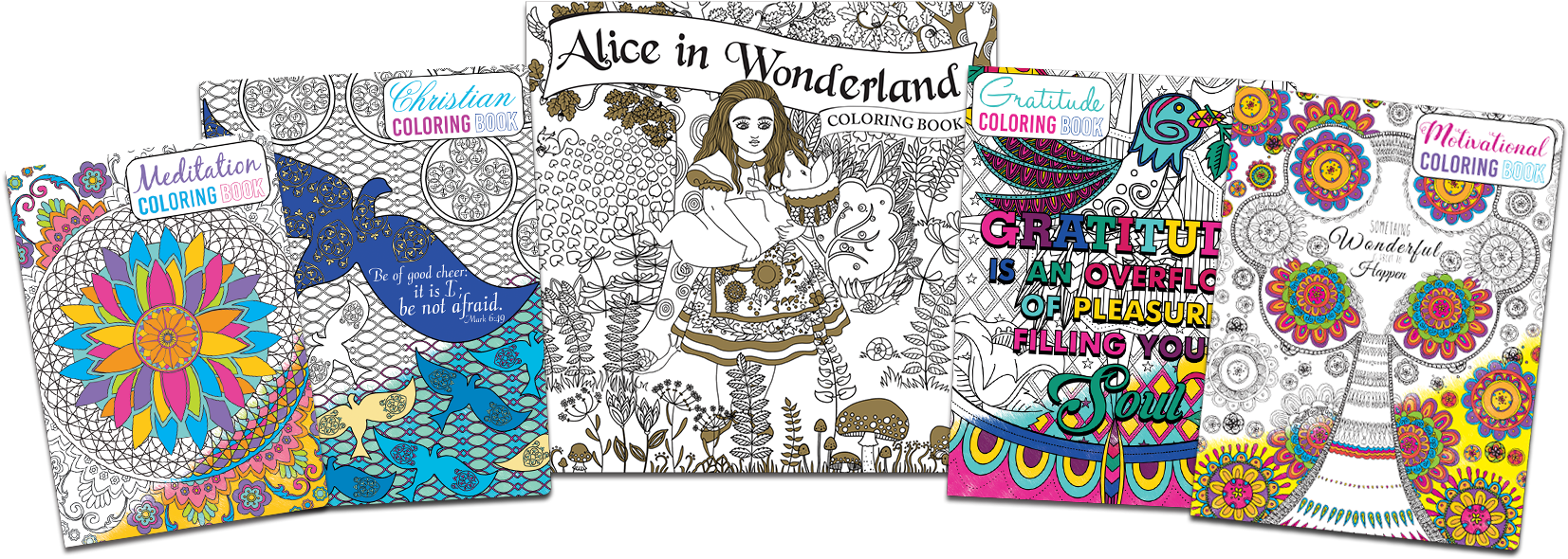 See The New Additions To Our Coloring Book Selection - Selection Colouring Book Clipart (1685x625), Png Download