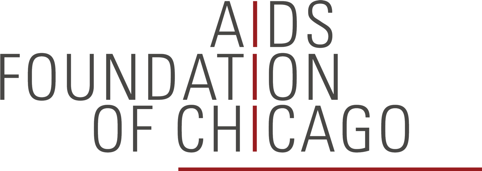 Full Color Png - Aids Foundation Of Chicago Clipart (1600x569), Png Download