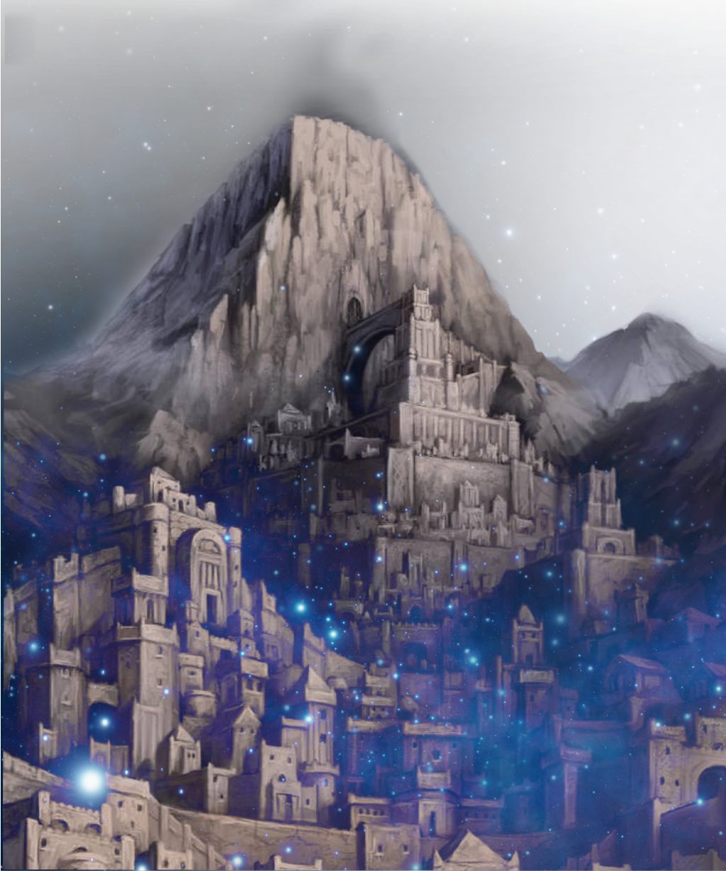 #ftestickers #mountain #background #freetoedit - Fantasy Iron Fortress Clipart (1024x1229), Png Download