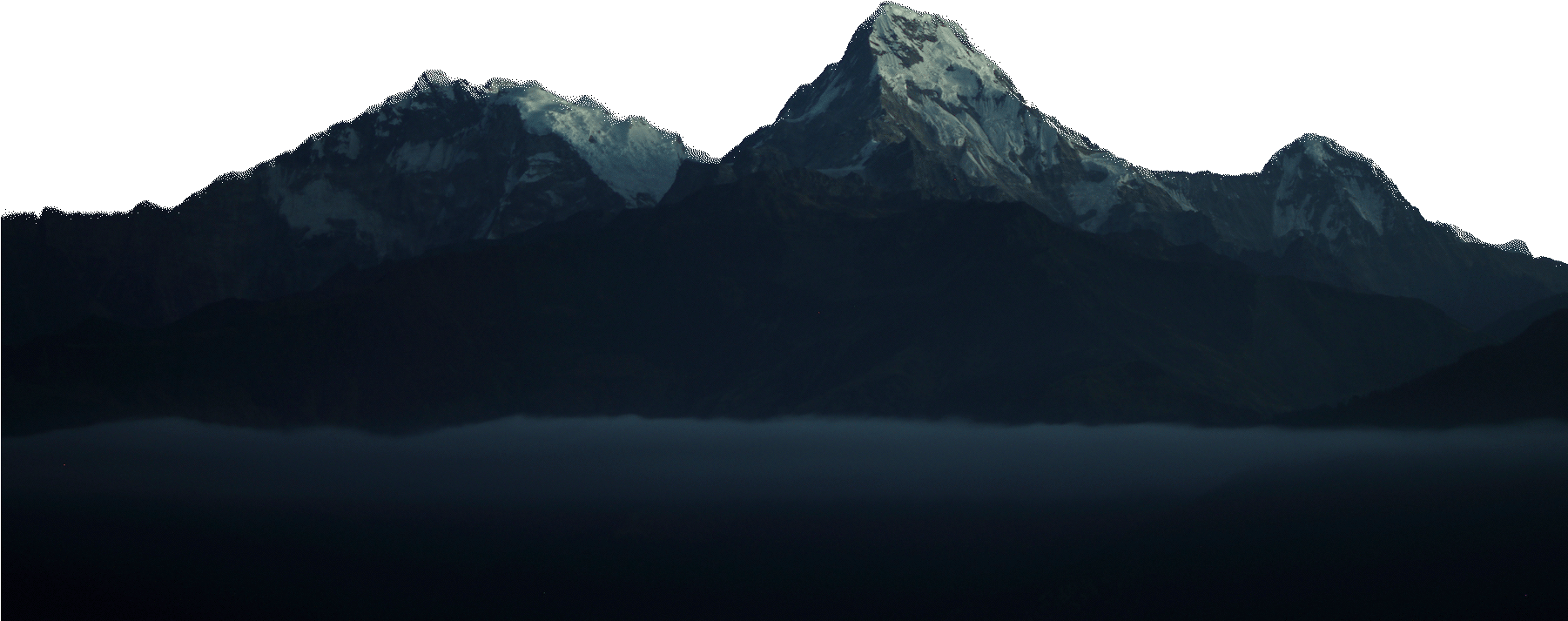 Zpacks Background Mountains - Annapurna Clipart (1800x723), Png Download