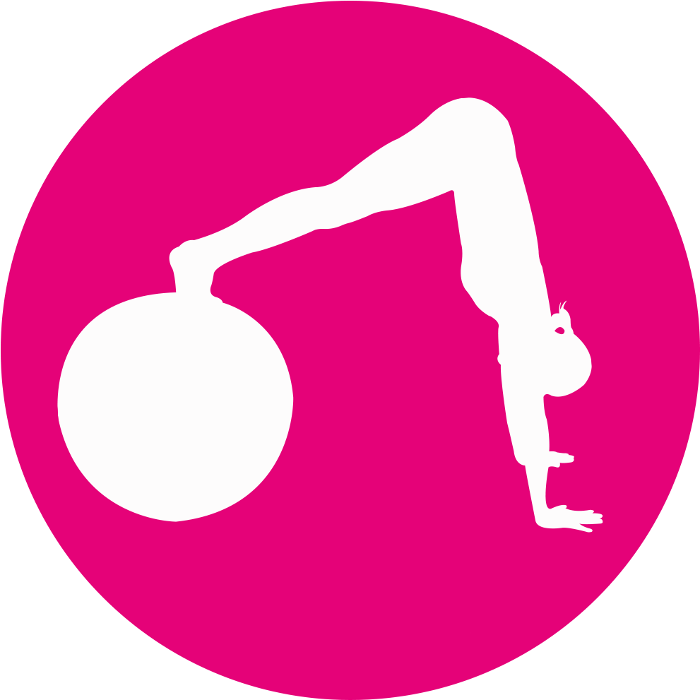 Fitness Icon Png - Pink Fitness Icon Clipart (991x991), Png Download