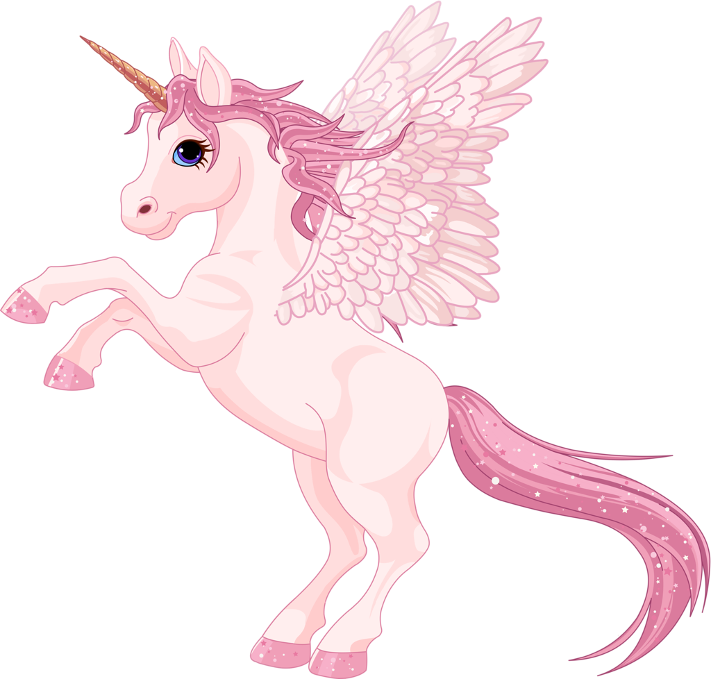Яндекс - Фотки - Pink Unicorn With Wings Clipart (1024x978), Png Download