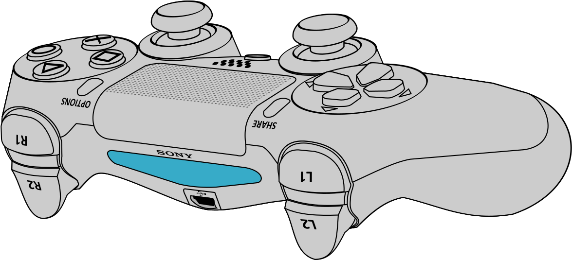 Dualshock 4 Layout Clipart (1280x640), Png Download
