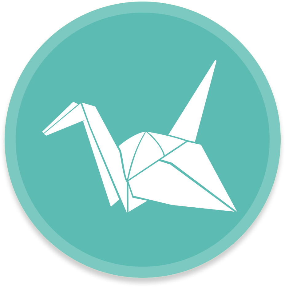 Copy 2 Icon - Origami Clipart (1024x1024), Png Download