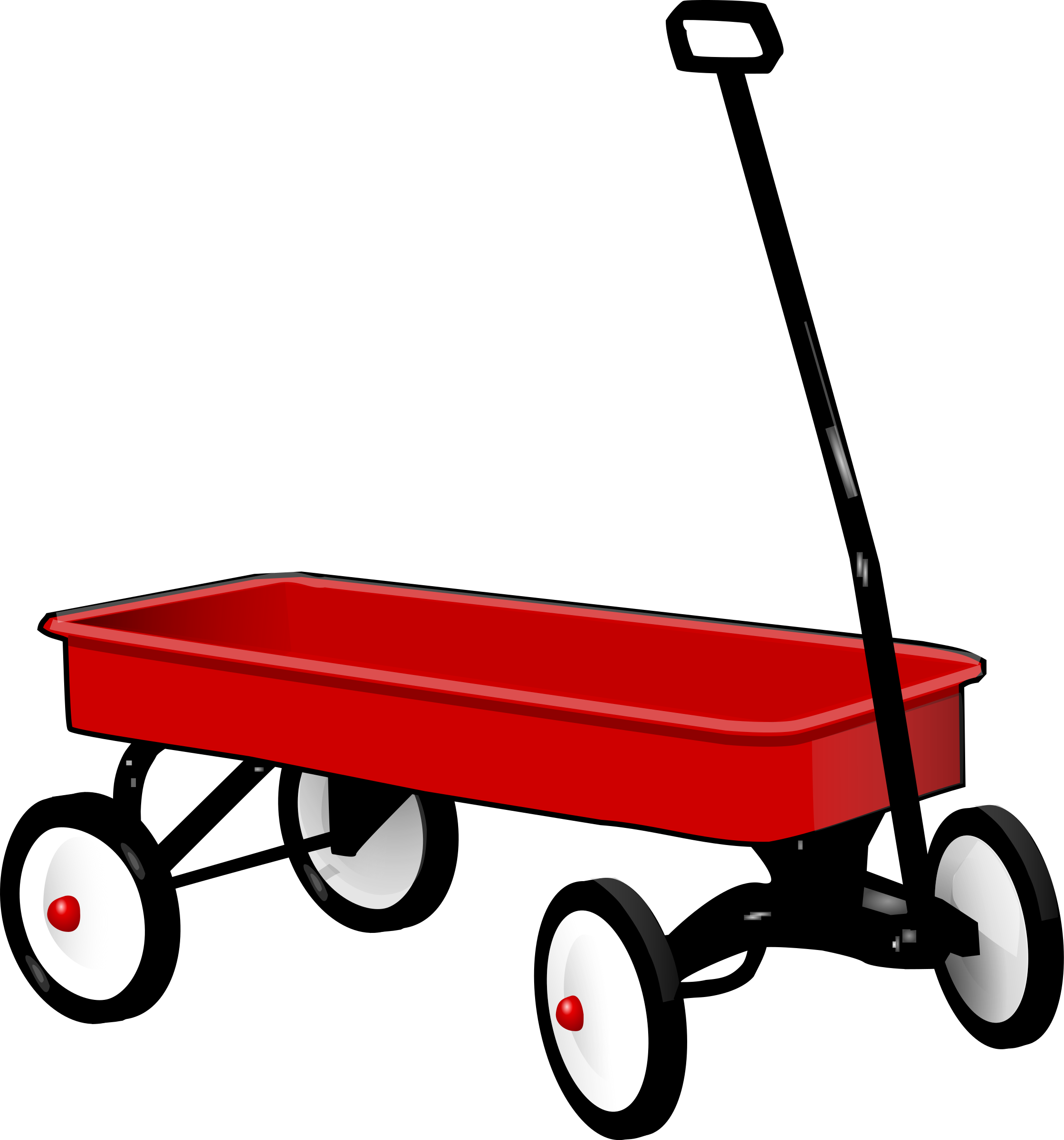 Wagon Icons Png - Red Wagon Clipart Transparent Png (2239x2400), Png Download