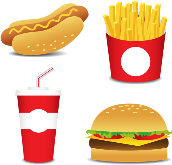 Royalty Free Download Fesat Food Icons Set Isolated - Png Icone Hamburguer Clipart (640x640), Png Download