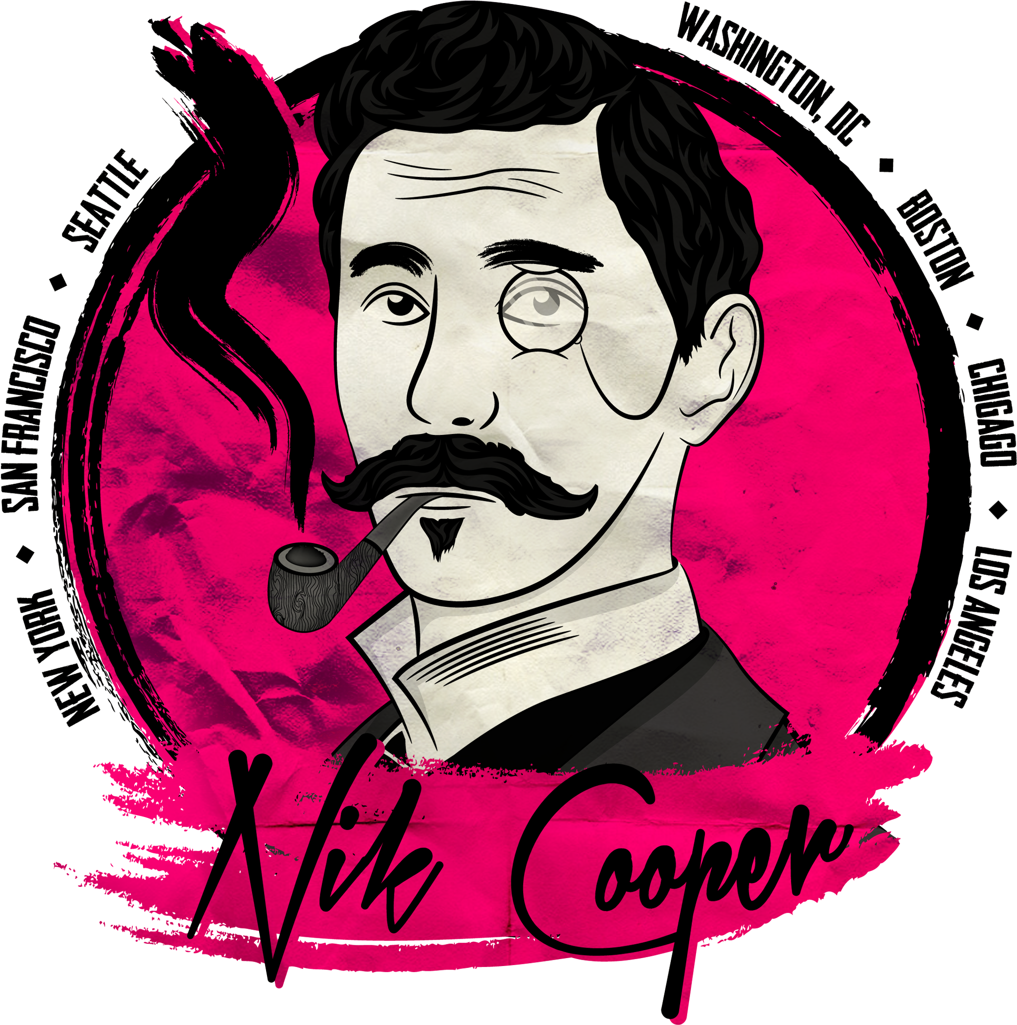 Nik Cooper Music Logo Check Out His Facebook And His - Nik Cooper Clipart (2480x2514), Png Download