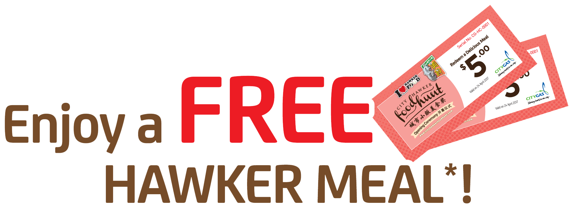 The City Hawker Food Hunt Van Will Be Visiting Selected - Graphic Design Clipart (2062x878), Png Download