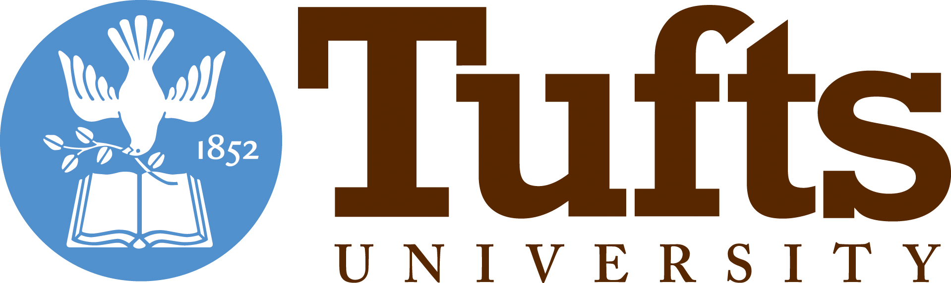 Logo For Tufts University In Medford, Massachusetts - University Tufts Clipart (1918x572), Png Download