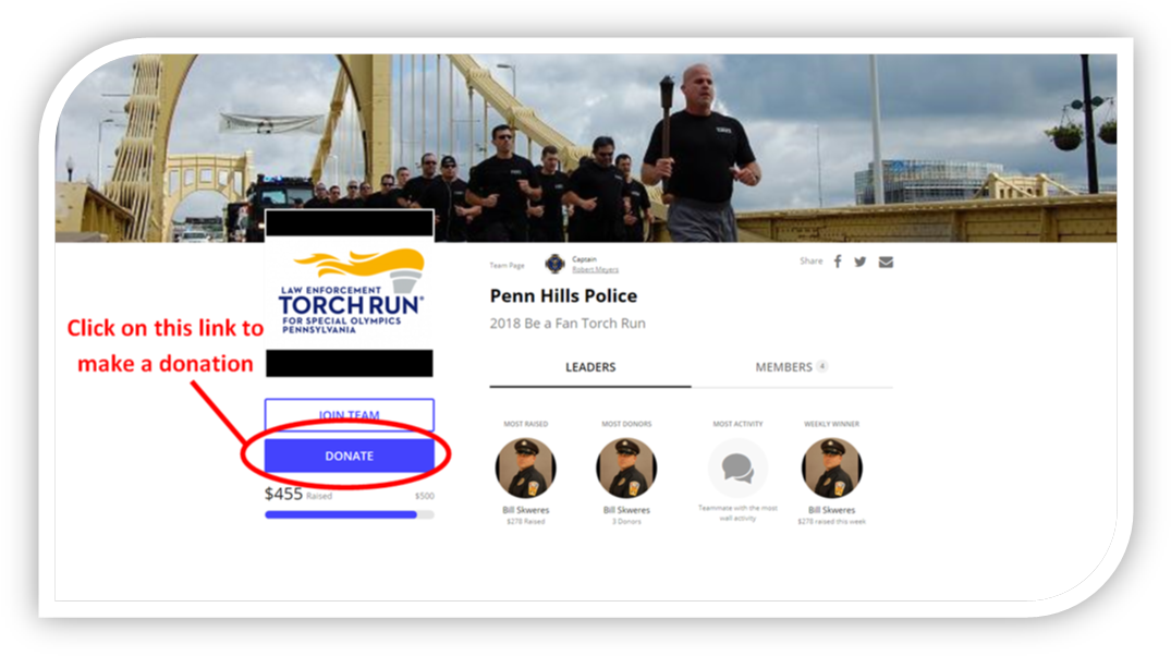 If You Are Interested Donating To Support The Phpd - Law Enforcement Torch Run Clipart (1092x621), Png Download