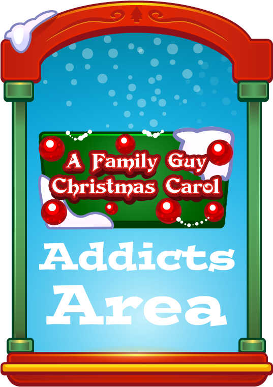A Family Guy Christmas Carol Addicts Area Clipart (542x768), Png Download