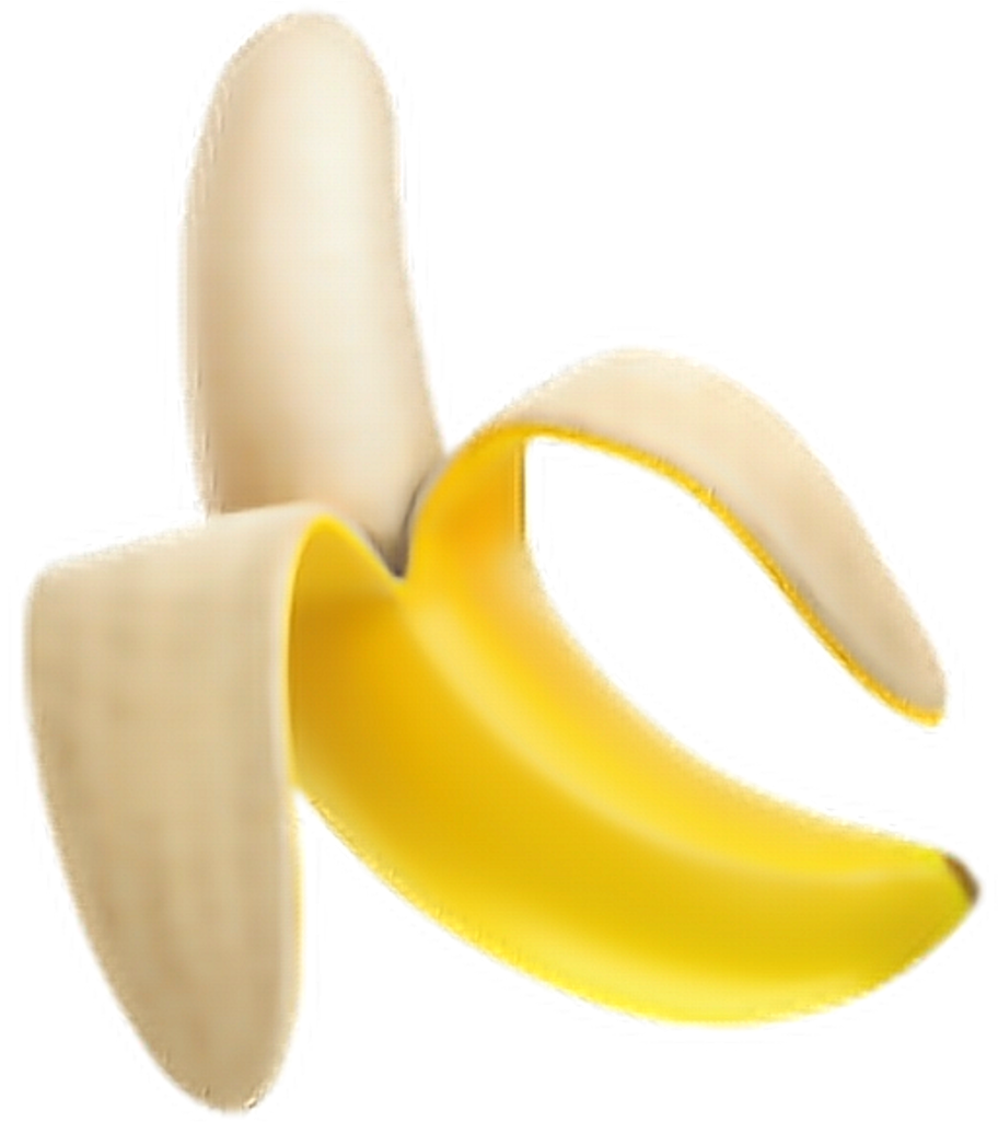 Banana Emoji Png - Banana Emoji Apple Clipart (912x1025), Png Download
