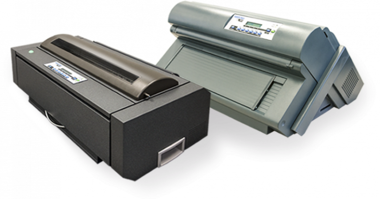Hp Serial Dot Matrix Printers - Printer Clipart (768x404), Png Download