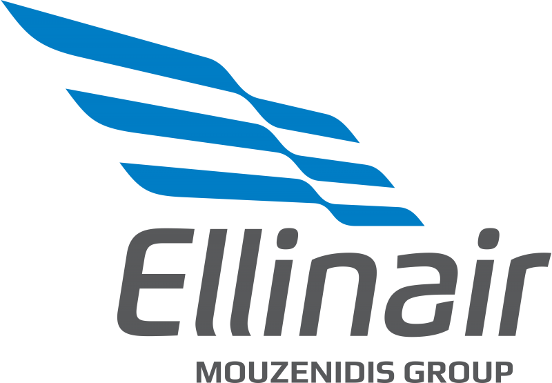 Popular Logo - Ellinair Logo Vector Clipart (800x555), Png Download