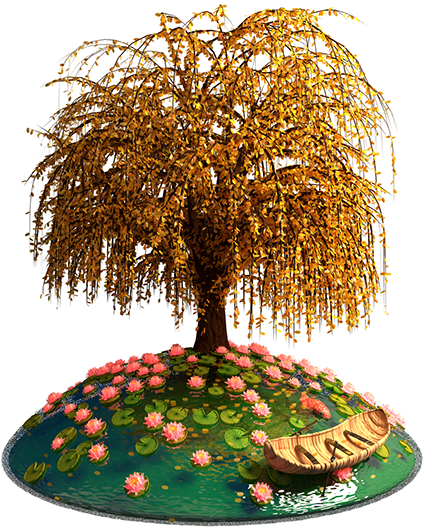 Fall Autumn Tree - Tree Art Project 3d Clipart (600x600), Png Download