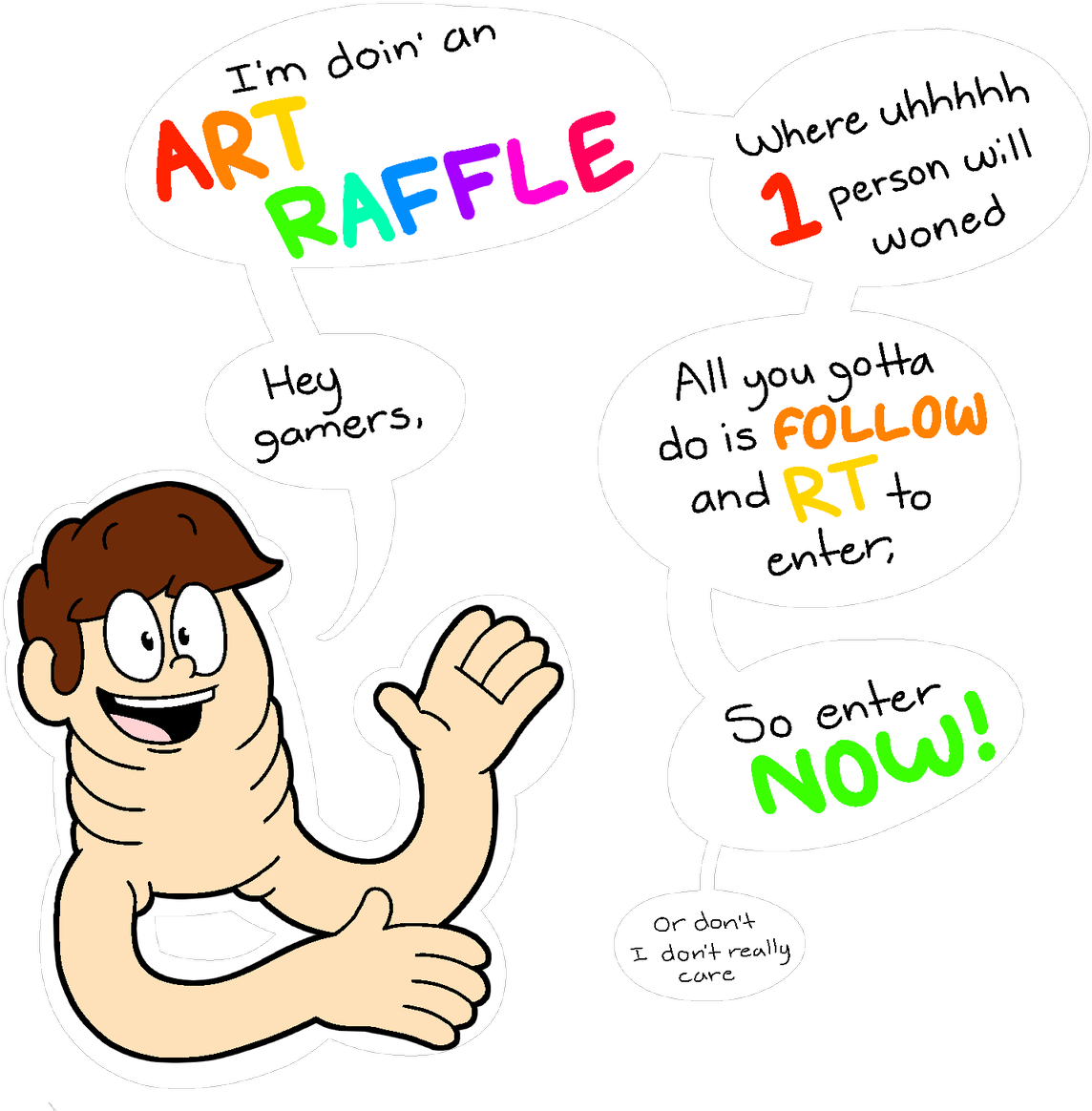 Another Paul Blart Raffle Lasts Until 4/30 At - Cartoon Clipart (1200x1200), Png Download