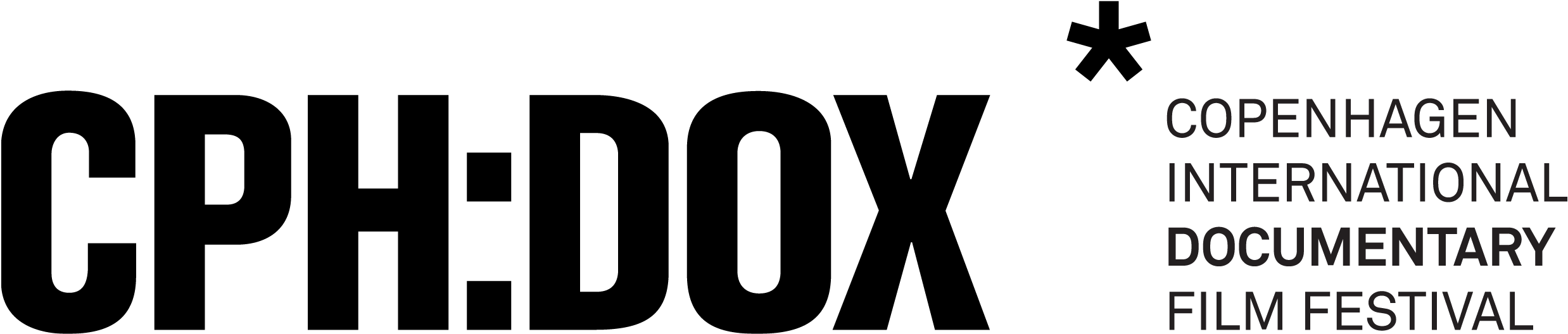 Festival Dox Logo2017 Black - Copenhagen Film Festival Logo Clipart (2669x892), Png Download