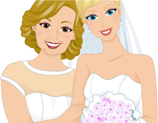 Clipart Wallpaper Blink - Bride And Bridesmaid Png Transparent Png (640x480), Png Download